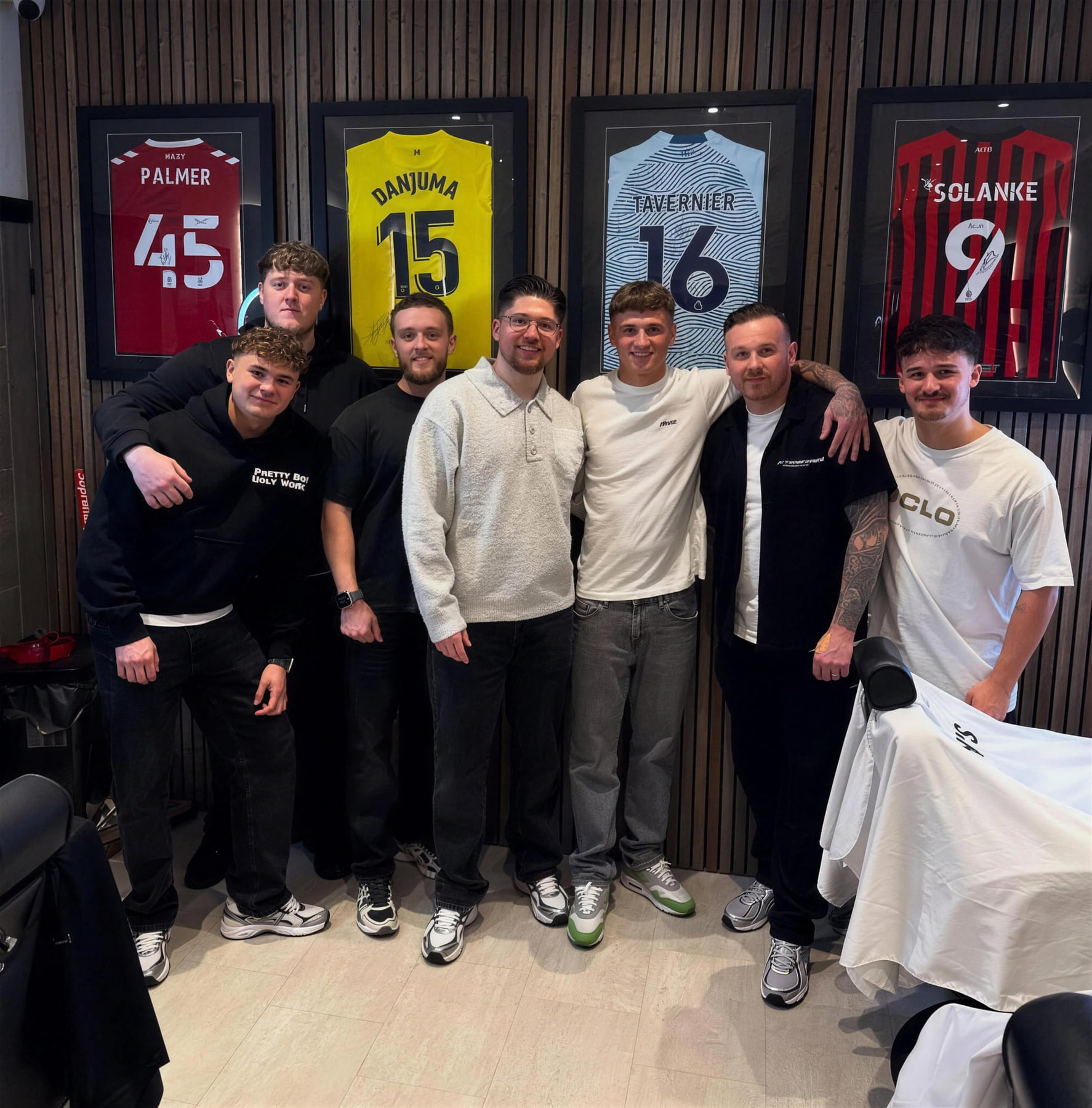 The team at Benny's Barbershop